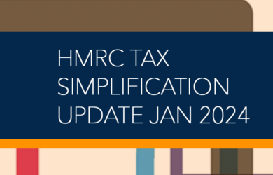 HMRC Tax Simplification update Jan 2024